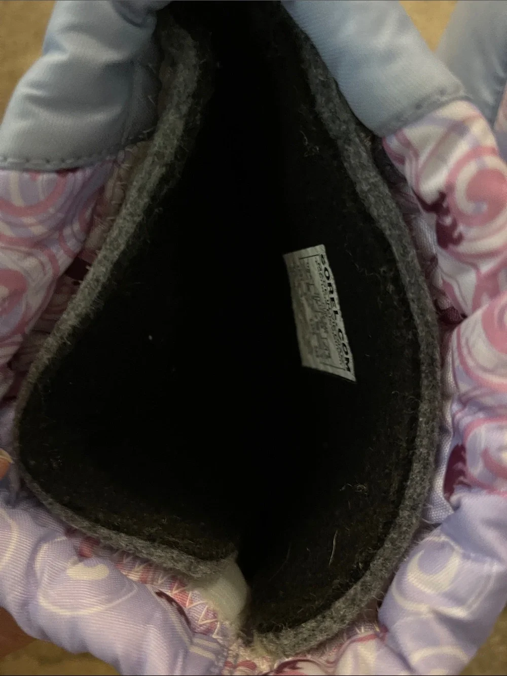 Kids Purple Winter Boots
